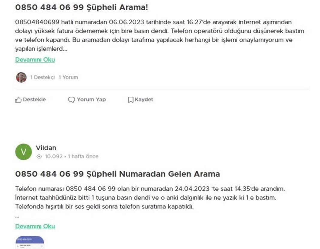 Bu numaralara dikkat: Dolandırılabilirsiniz! Spam yapan 0850 no'lu numaralar yayınlandı, hemen engelleyin 24